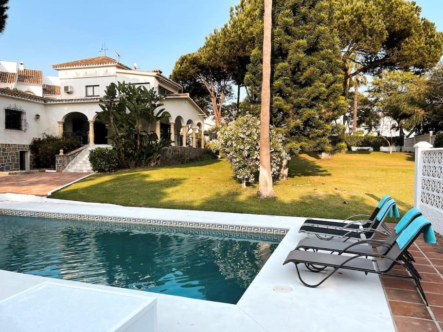 Villa Santa Cristina Cerca Del Mar Марбелья Экстерьер фото